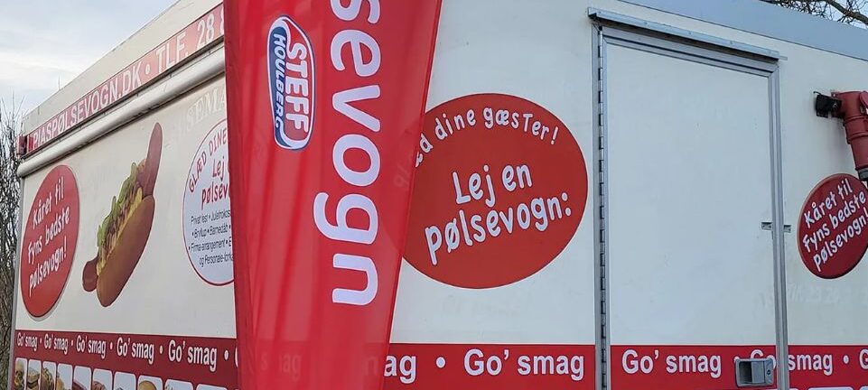 Pølsevogn til leje på Fyn til firmafest, bryllup og events